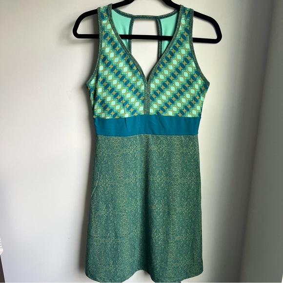 Marmot Green Mini Dress - Size Medium - Picture 5 of 16